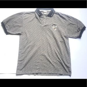 Vintage Disney 90s Mickey Mouse Golf Polo Size XL